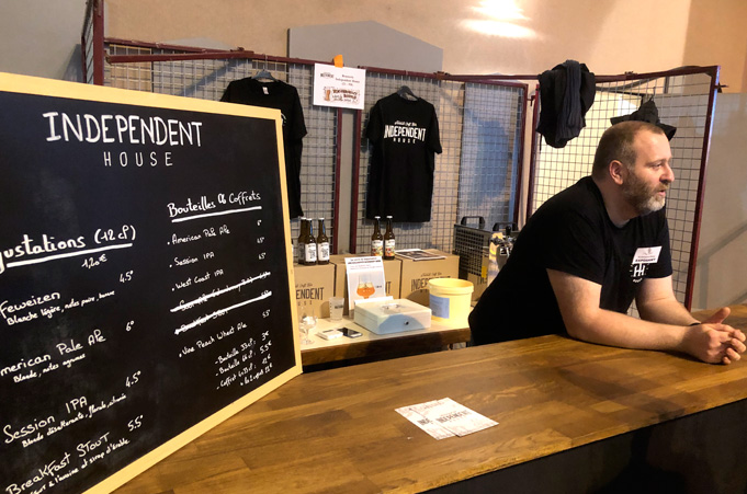 Salon Richement Bière 2020 - Le stand de la brasserie Independant House