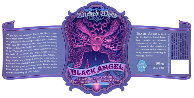 Black Angel de Wicked Weed - Illustrations par Howell Golson - www.howellgolson.com